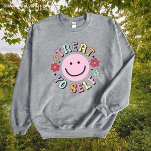 Love yo self mental heath oversized sweatshirt